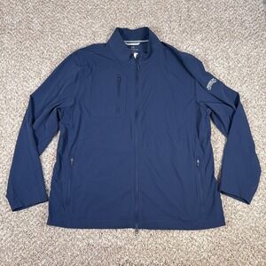 Southern Tide Jacket Mens XXL Blue Soft Shell Full Zip Lightweight Performance